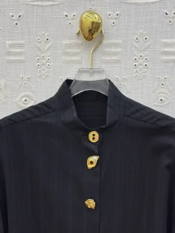 Alternative view of SCHIAPARELLI Shirts & Polos Cotton Linen (Black) S-L C55202607052128