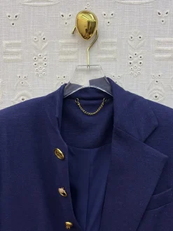Alternative view of SCHIAPARELLI Suits Wool (Navy) S-L D45202607052385
