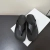THE ROW Slides & Slippers Calfskin Leather (Black) EU35-40 A90202607050789