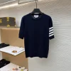 THOM BROWNE Sweaters & Knitwear Knit (Navy-White) S-L A60202607120371