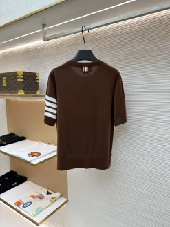 Alternative view of THOM BROWNE Sweaters & Knitwear Wool Blend (Brown) 0-2 A60202607120372