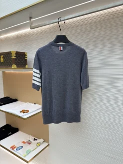 Alternative view of THOM BROWNE Sweaters & Knitwear Wool Blend (Gray) 0-2 A60202607120377