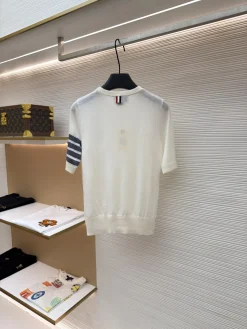 Alternative view of THOM BROWNE Sweaters & Knitwear Wool Blend (White) 0-2 A60202607120376