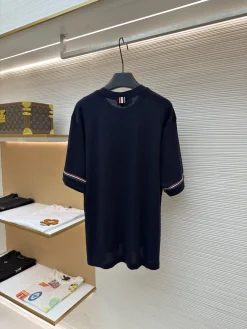 Alternative view of THOM BROWNE T-shirts & Vests Cotton (Navy) 1-4 A80202607120719