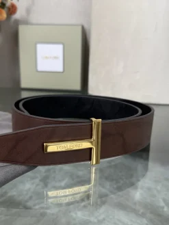 Alternative view of TOM FORD Belts Calf Leather (Black-Brown) A70202607050772