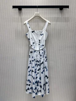 Uncategorized Clothing Cotton (White-Blue) S-L C35202607052038