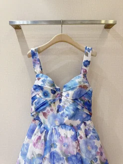Alternative view of Uncategorized Clothing Fabric (White-Blue-Purple) S-XL D50202607052388