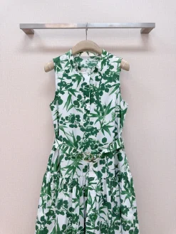 Alternative view of Uncategorized Clothing Fabric (White-Green) S-XL B70202607051424