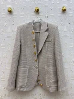 Uncategorized Clothing Knit (Light Gray-Gold) S-L D75202607052410