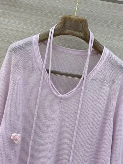 Alternative view of Uncategorized Clothing Knit (Light Purple) S-L B60202607051335