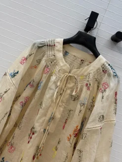 Alternative view of Uncategorized Clothing Linen (Beige-Multi) S C80202607052243