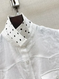Alternative view of Uncategorized Clothing Linen (White) S-L B45202607051160
