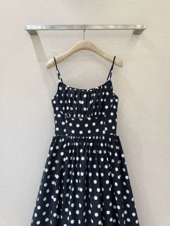 Alternative view of Uncategorized Clothing Polka Dot Fabric (Black-White) S-XL C20202607051920