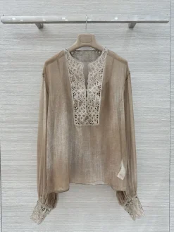 Uncategorized Clothing Silk (Beige) S D25202607052356
