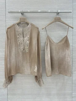 Alternative view of Uncategorized Clothing Silk (Beige) S D25202607052356