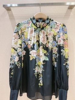 Alternative view of Uncategorized Clothing Silk (Black-Multi) S-XL C40202607052073