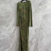 Uncategorized Clothing Silk Spandex (Green-Pink) S-XL F15202607052494