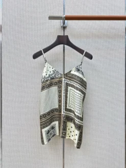 Uncategorized Clothing Silk (White-Black-Brown) S-M-L B45202607051165