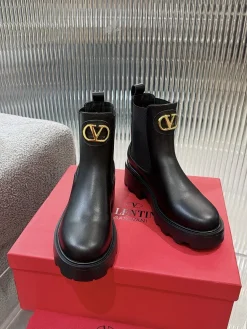 VALENTINO Boots & Booties Calfskin Leather (Black) EU35-41 B90202607051845