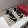 VALENTINO Sneakers & Trainers Canvas-Suede (Black-Beige-White) EU38-44 B80202607051443