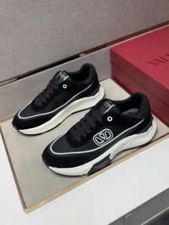 Alternative view of VALENTINO Sneakers & Trainers Suede Mesh (Black-White) EU38-44 B80202607051442