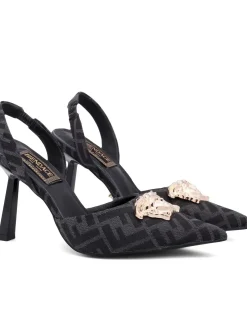 Alternative view of VERSACE Pumps & Heels Canvas (Black) EU35-42 A90202607050792