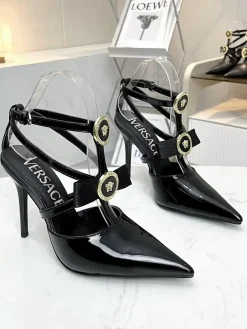 VERSACE Pumps & Heels Patent Leather (Black) EU35-42 B00202607050828