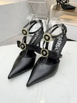 Alternative view of VERSACE Sandals & Mules Calf Leather (Black) EU35-42 B00202607050827