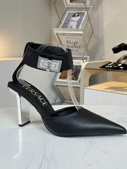VERSACE Sandals & Mules Calfskin (Black) EU35-42 B10202607050873