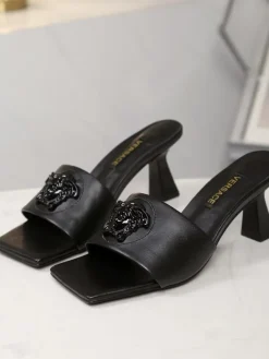 VERSACE Sandals & Mules Lambskin (Black) EU35-42 B00202607050829