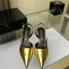 VERSACE Sandals & Mules Metallic Leather (Gold) EU35-42 A90202607050794