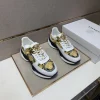 VERSACE Sneakers & Trainers Calfskin Leather (White-Gold-Black) EU38-44 B21202607050939