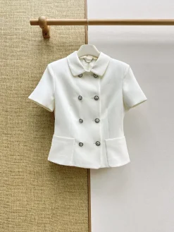 Alternative view of VERSACE Suits Polyester Blend (White) S-L C55202607052151