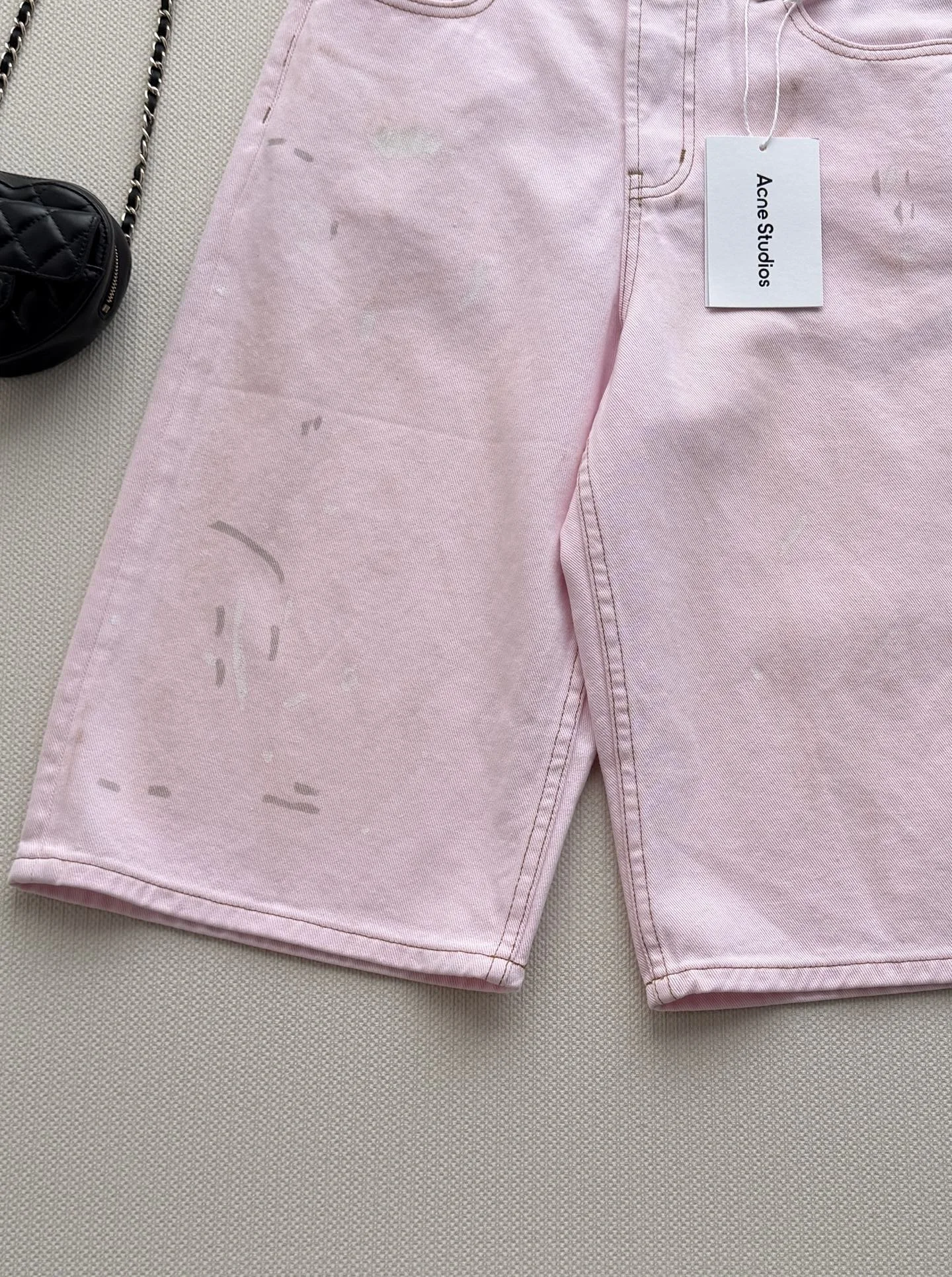 ACNE STUDIOS Shorts Cotton Denim S-M-L B05202608042522 - Image 5