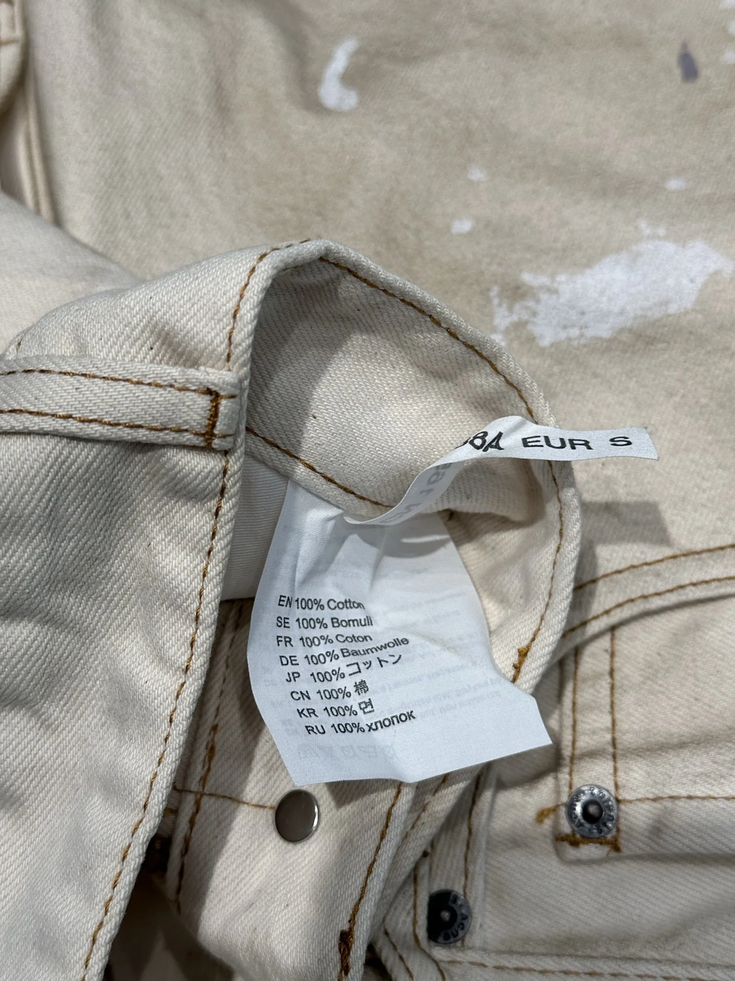 ACNE STUDIOS Shorts Cotton Denim S-M-L B20202608042798 - Image 2