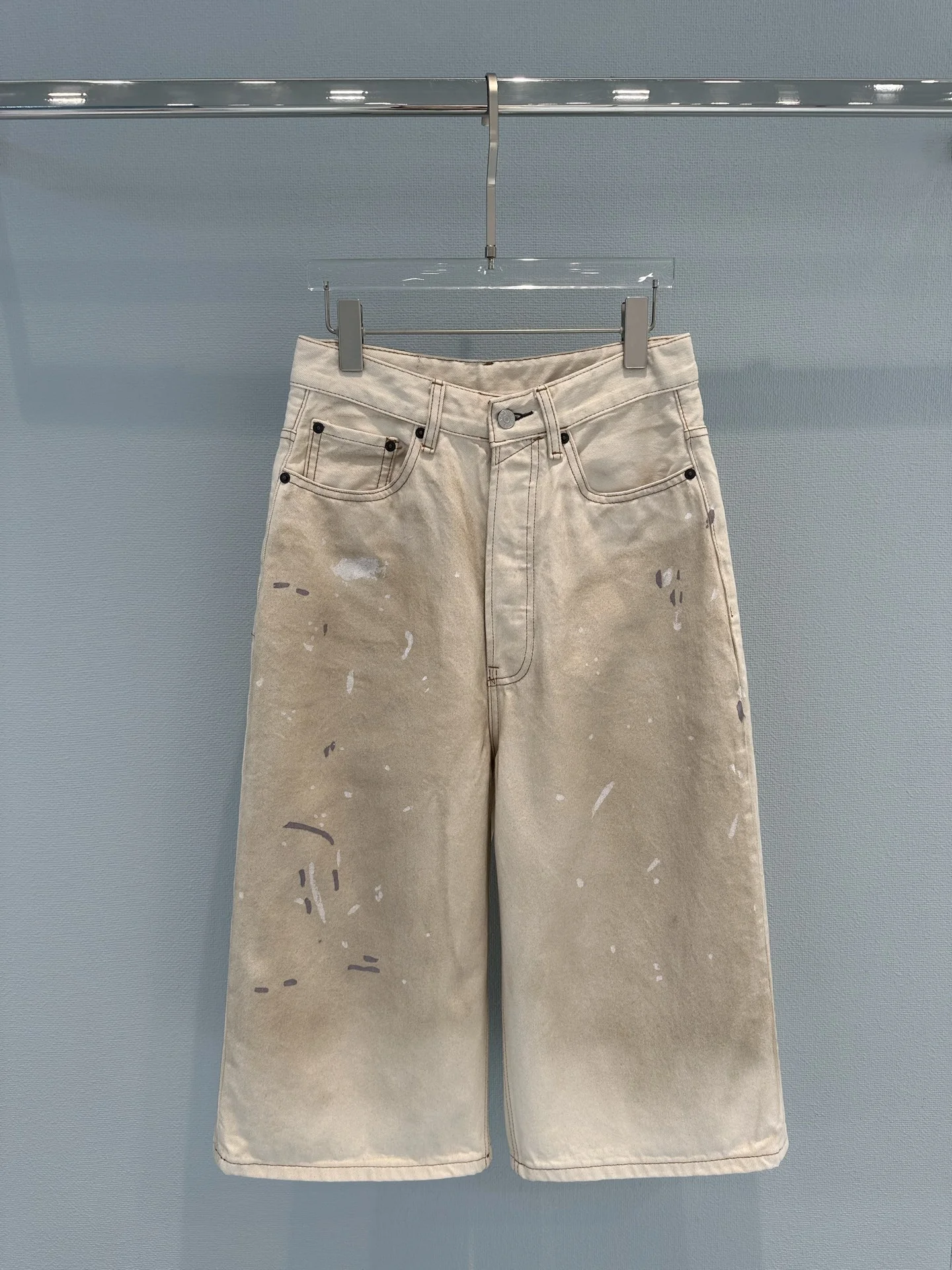 ACNE STUDIOS Shorts Cotton Denim S-M-L B20202608042798 - Image 4