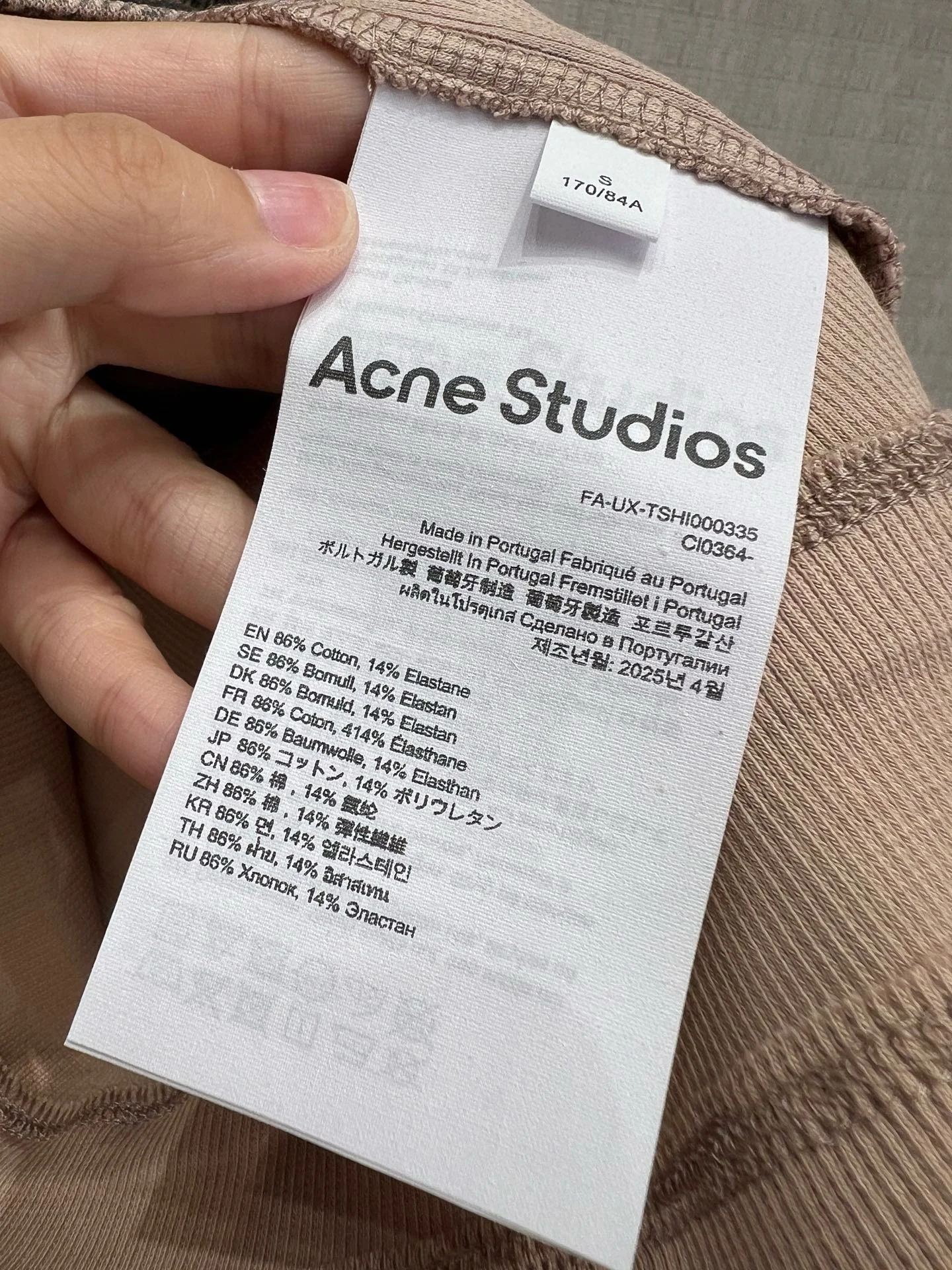 ACNE STUDIOS T-shirts Cotton Blend S-M-L B15202608042833 - Image 9