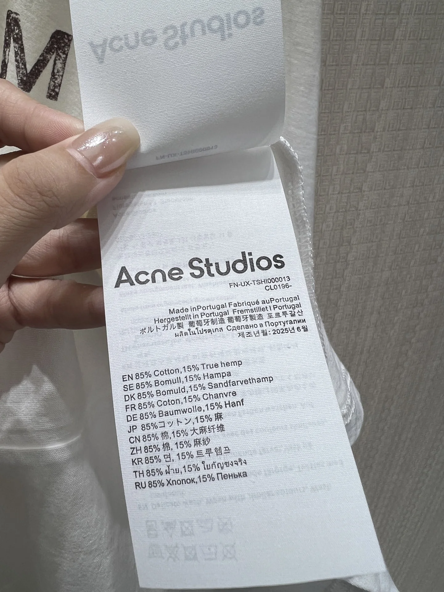 ACNE STUDIOS T-shirts S-M-L A75202608040780 - Image 9