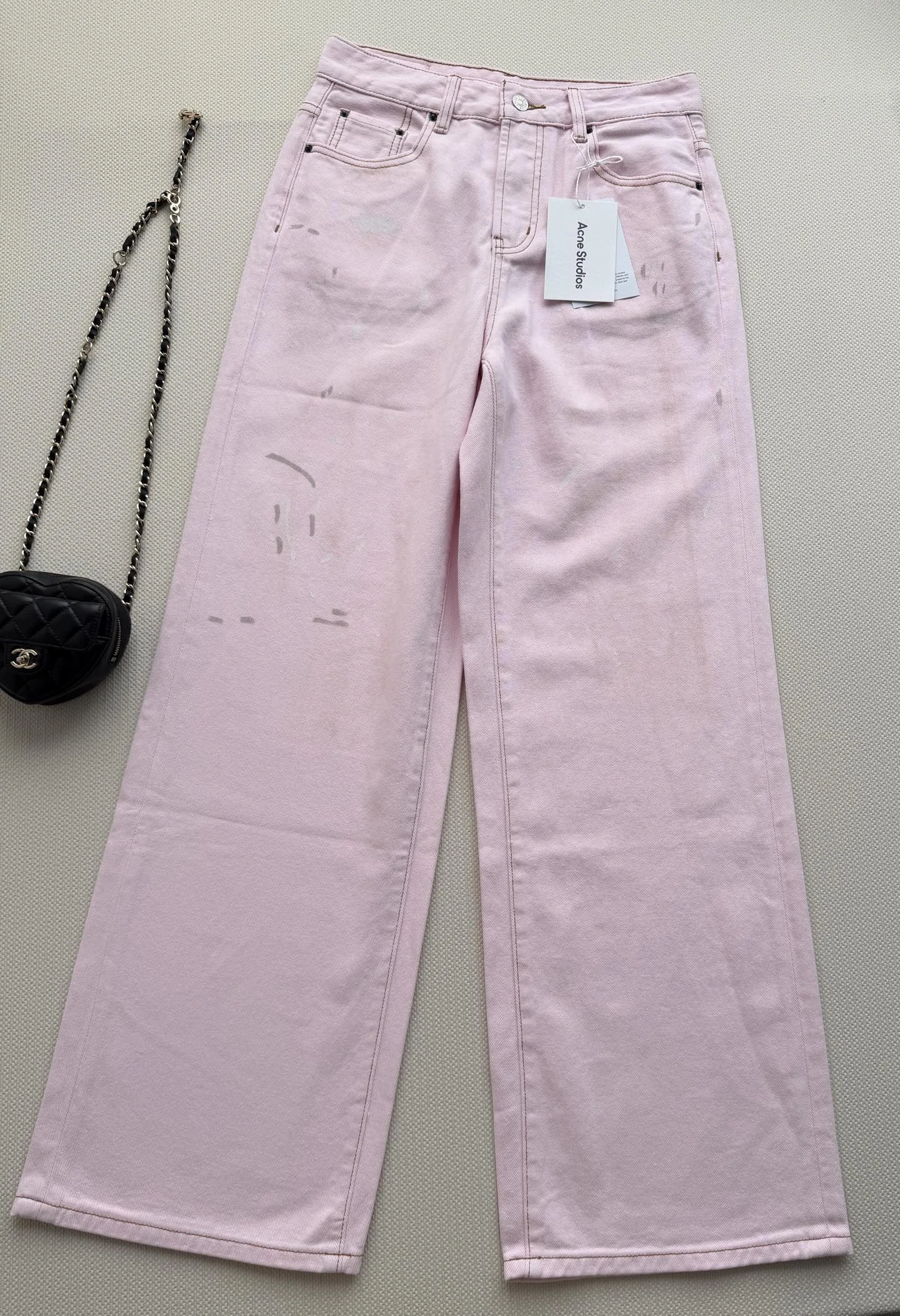 ACNE STUDIOS Trousers Cotton Denim S M L B25202608042521 - Image 3