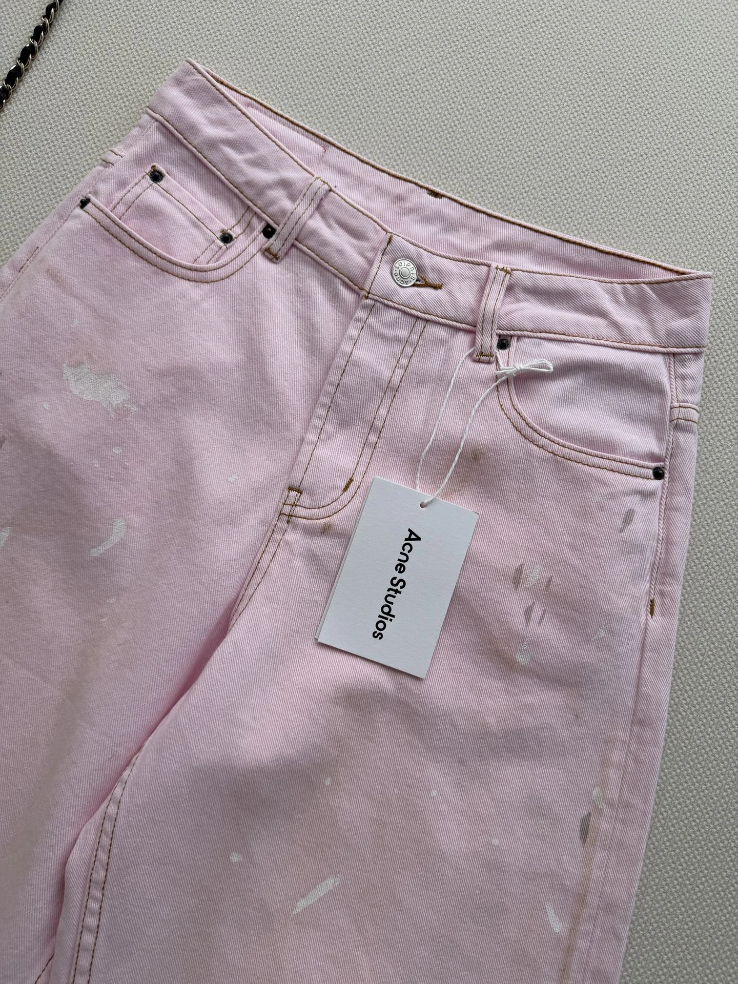 ACNE STUDIOS Trousers Cotton Denim S M L B25202608042521 - Image 5