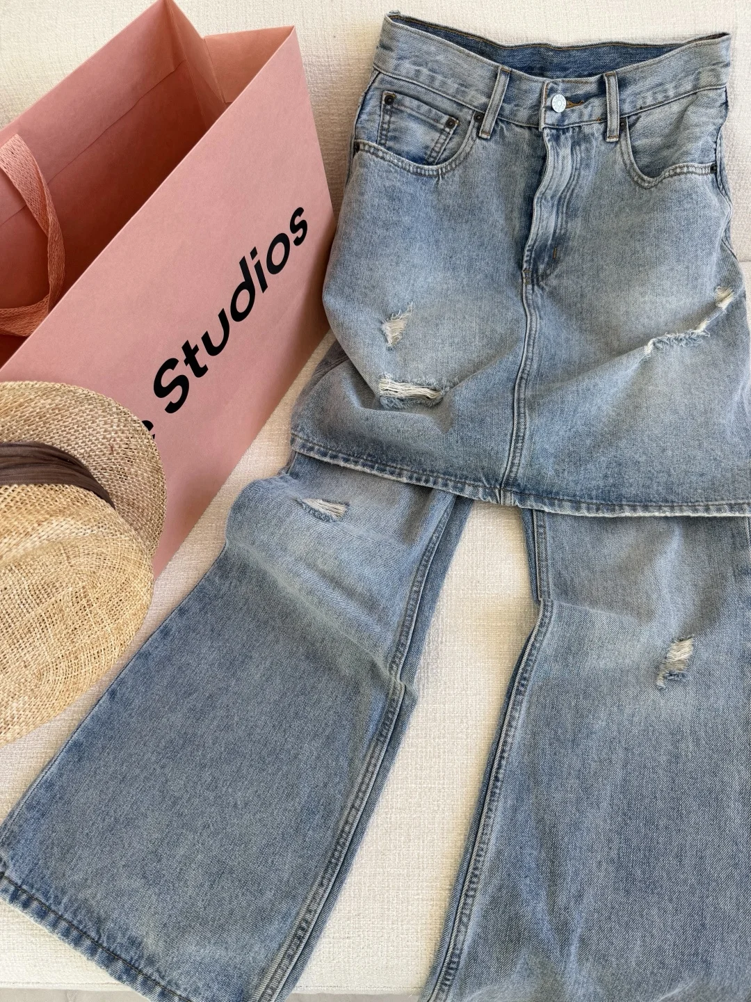 ACNE STUDIOS Trousers Denim S-L B45202608042698