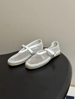 Alternative view of ALAIA Espadrilles Mesh Leather EU35-39 B60202608032340
