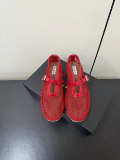 ALAIA Espadrilles Patent Leather & Mesh EU35-40 B80202608030187