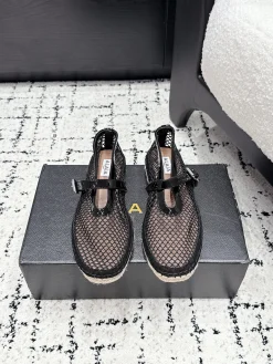 ALAIA Espadrilles Patent Leather & Mesh EU35-41 B60202608030546