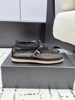 Alternative view of ALAIA Espadrilles Patent Leather & Mesh EU35-41 B60202608030546