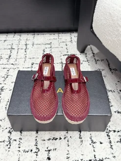 ALAIA Espadrilles Patent Leather & Mesh EU35-41 B60202608030547