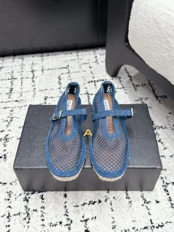 ALAIA Espadrilles Patent Leather & Mesh EU35-41 B60202608030548