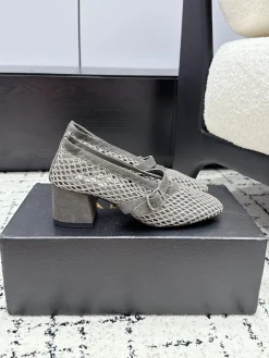 Alternative view of ALAIA Mules Mesh Suede EU35-41 C00202608030550