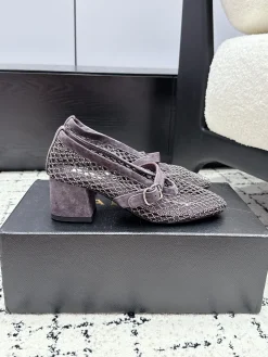 Alternative view of ALAIA Mules Mesh & Suede EU35-41 C00202608030552