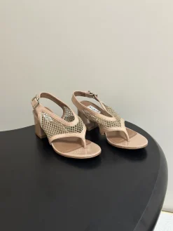 ALAIA Sandals Fishnet & Leather EU35-39 B60202608032349
